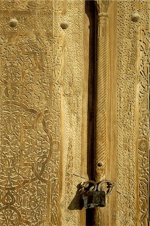 Detail of the gate of the Kunya Ark, Khiva, Uzbekistan, Central Asia, Asia Stock Photo - Rights-Managed, Code: 841-02924158