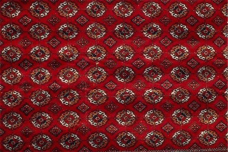 Carpet design, Old City, Bukhara, Uzbekistan, Central Asia, Asia Stock Photo - Rights-Managed, Code: 841-02924188