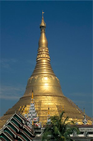 shwedagon - Shwedagon Pagoda from the south, Yangon (Rangoon), Myanmar (Burma), Asia Stock Photo - Rights-Managed, Code: 841-02924244