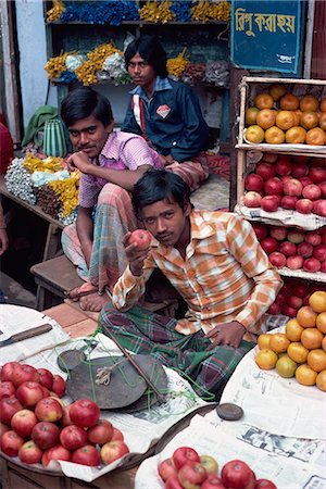 Fruit de décrochage, Bazar, Dacca, Bangladesh, Asie Photographie de stock - Rights-Managed, Code: 841-02924273