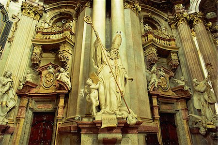 prague st nicholas church - St. Nicholas, Doctor of the Church, Prague, Czech Republic, Europe Stock Photo - Rights-Managed, Code: 841-02924326