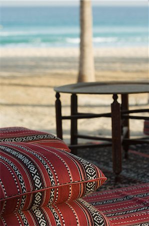 Arabian cushions on the beach, Dubai, United Arab Emirates, Middle East Stock Photo - Rights-Managed, Code: 841-02924610