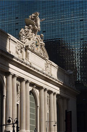 Grand Central Station Terminal Building, 42nd Street, Manhattan, New York City, New York, United States of America, North America Stock Photo - Rights-Managed, Code: 841-02924738