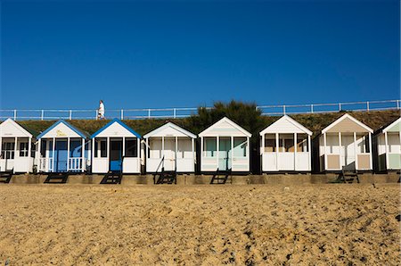 southwold - Strandhütten, Southwold, Suffolk, England, Vereinigtes Königreich, Europa Stockbilder - Lizenzpflichtiges, Bildnummer: 841-02924732