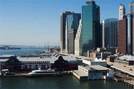 South Street Seaport and the Financial District, Manhattan, New York City, New York, United States of America, North America Stock Photo - Rights-Managed, Code: 841-02924778