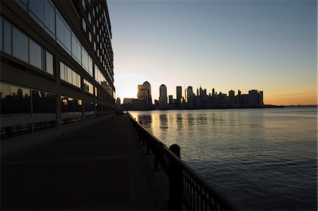 simsearch:841-02993142,k - Lower Manhattan skyline from Jersey City across the Hudson River, New York City, New York, United States of America, North America Stock Photo - Rights-Managed, Code: 841-02924855