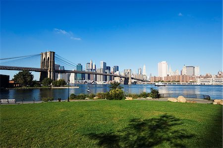 simsearch:841-03066414,k - Brooklyn Bridge and Manhattan skyline, Brooklyn Bridge Park, New York City, New York, United States of America, North America Stock Photo - Rights-Managed, Code: 841-02924870