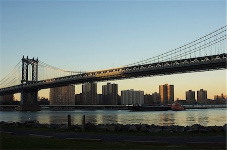 simsearch:841-02924876,k - Manhattan Bridge and the East River, New York City, New York, United States of America, North America Foto de stock - Con derechos protegidos, Código: 841-02924896