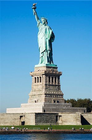 simsearch:841-02924916,k - Statue of Liberty, Liberty Island, New York City, New York, United States of America, North America Fotografie stock - Rights-Managed, Codice: 841-02924906