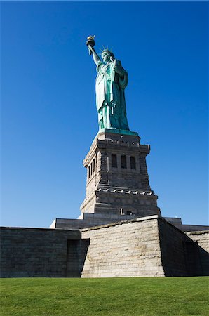 simsearch:841-02710643,k - Statue of Liberty, Liberty Island, New York City, New York, United States of America, North America Foto de stock - Con derechos protegidos, Código: 841-02924915