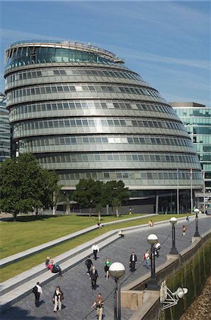 City Hall on the South Bank of the River Thames, London, England, United Kingdom, Europe Stock Photo - Rights-Managed, Code: 841-02924992