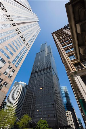 Sears Tower, Chicago, Illinois, États-Unis d'Amérique, l'Amérique du Nord Photographie de stock - Rights-Managed, Code: 841-02925119