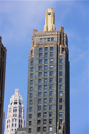 sunny chicago - The Carbon and Carbide Building, now the Hard Rock Hotel, Chicago, Illinois, United States of America, North America Stock Photo - Rights-Managed, Code: 841-02925124