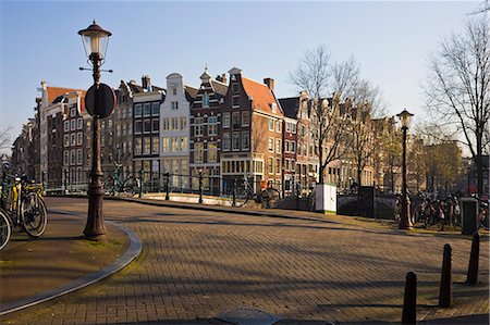 Pont sur le Keizersgracht canal, Amsterdam, Pays-Bas, Europe Photographie de stock - Rights-Managed, Code: 841-02925168