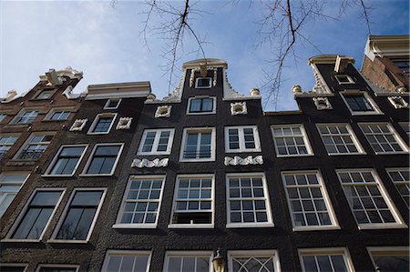 simsearch:841-06030736,k - Gabled houses, Amsterdam, Netherlands, Europe Foto de stock - Con derechos protegidos, Código: 841-02925249
