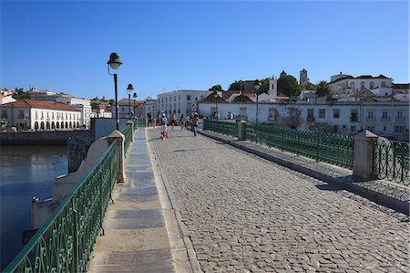 Ponta Romana (Roman Bridge), Tavira, Algarve, Portugal, Europe Stock Photo - Rights-Managed, Code: 841-02925317