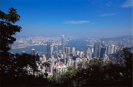 simsearch:841-02924977,k - Skyline and Victoria Harbour, Hong Kong, China, Asia Foto de stock - Con derechos protegidos, Código: 841-02925389