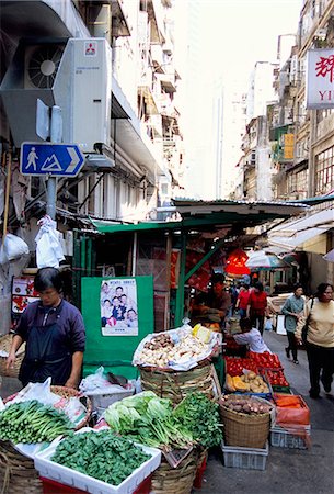 simsearch:841-02924560,k - Légumes du marché, Mid-Levels, Hong Kong Island, Hong Kong, Chine, Asie Photographie de stock - Rights-Managed, Code: 841-02925404