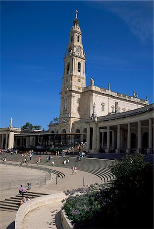 Basilica, Fatima, Portugal, Europe Foto de stock - Con derechos protegidos, Código: 841-02925655