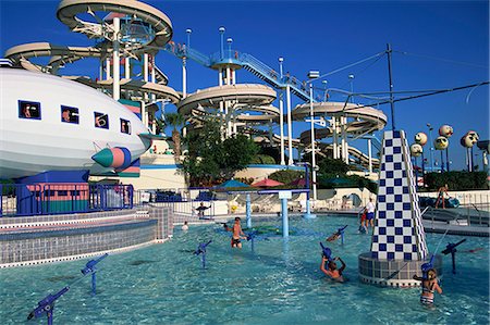 Wet ' n Wild amusement park, Orlando, Floride, États-Unis d'Amérique, l'Amérique du Nord Photographie de stock - Rights-Managed, Code: 841-02925691