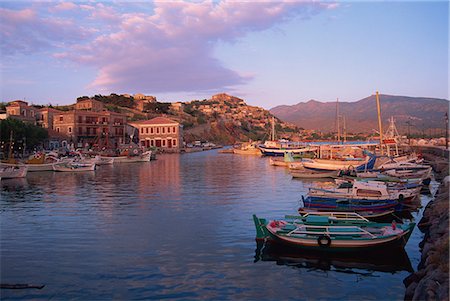 Hafen, Molyvos, Lesbos, griechische Inseln, Griechenland, Europa Stockbilder - Lizenzpflichtiges, Bildnummer: 841-02925711