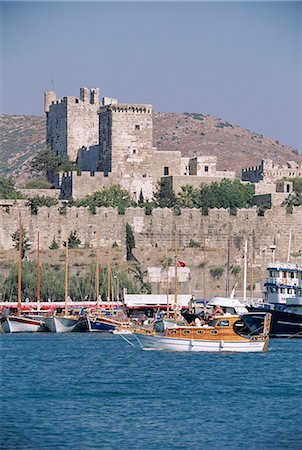 Bodrum castle, Bodrum, Anatolia, Turkey, Asia Minor Stock Photo - Rights-Managed, Code: 841-02925733