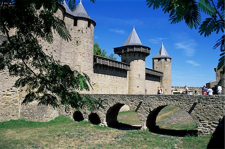 roussillon - Inner castle, Carcassonne, UNESCO World Heritage Site, Aude, Roussillon, France, Europe Foto de stock - Con derechos protegidos, Código: 841-02925766