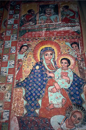 simsearch:841-02715446,k - Church paintings, Narga Selassie, Dek, Lake Tana, Ethiopia, Africa Stock Photo - Rights-Managed, Code: 841-02920041