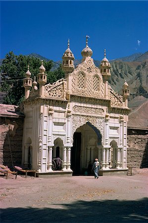 simsearch:841-02824447,k - Décor arche au Palais de Mentars à Chitral, Pakistan, Asie Photographie de stock - Rights-Managed, Code: 841-02920225