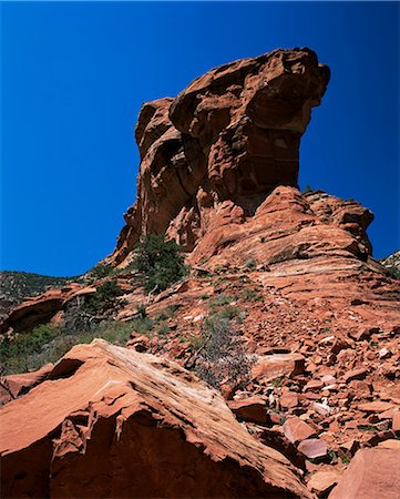 simsearch:841-02920647,k - Towering red standstone cliffs at the head of Fay Canyon, Sedona, Arizona, United States of America (U.S.A.), North America Foto de stock - Con derechos protegidos, Código: 841-02920724