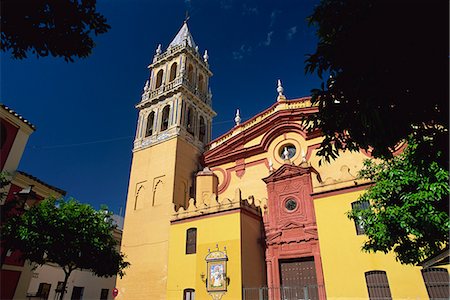 Iglesia de Santa Ana, Triana district, Seville, Andalucia (Andalusia), Spain, Europe Foto de stock - Con derechos protegidos, Código: 841-02920852