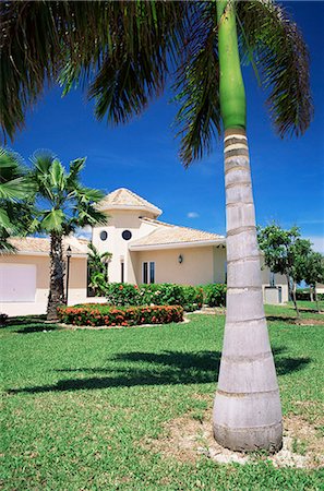 Luxury waterfront property, Governor's Creek, Grand Cayman, Cayman Islands, West Indies, Central America Foto de stock - Con derechos protegidos, Código: 841-02920933