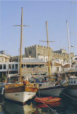 simsearch:841-02710080,k - Yacht marina and castle, Marmaris, Aegean coast, Anatolia, Turkey, Asia Minor, Asia Foto de stock - Direito Controlado, Número: 841-02921057