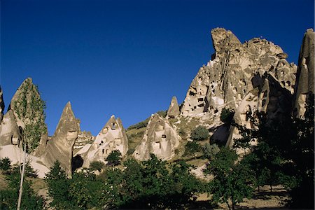 simsearch:841-03067131,k - Apricot trees and pigeon cotes in volcanic rock, Uchisar, Cappadocia, Anatolia, Turkey, Asia Minor, Eurasia Foto de stock - Con derechos protegidos, Código: 841-02921051