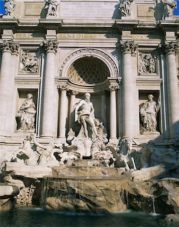 simsearch:841-02947042,k - Trevi Fountain (Fontana di Trevi), Rome, Lazio, Italy, Europe Stock Photo - Rights-Managed, Code: 841-02921217