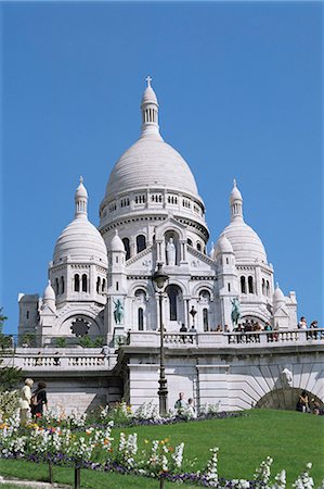 simsearch:841-02832255,k - Basilique du Sacré Coeur, Montmartre, Paris, France, Europe Photographie de stock - Rights-Managed, Code: 841-02921249