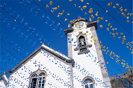 Church in Ribeira Brava, Madeira, Portugal, Europe Foto de stock - Con derechos protegidos, Código: 841-02921344