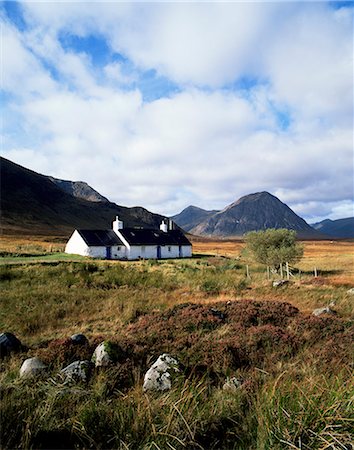 single storey - Landscape near Glencoe, Highland region, Scotland, United Kingdom, Europe Foto de stock - Con derechos protegidos, Código: 841-02923773