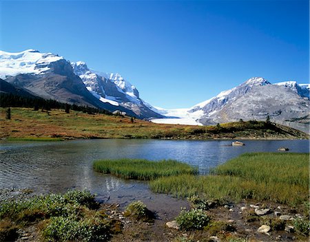 simsearch:841-02824976,k - Glacier Athabasca et Sunwapta Lake, montagnes Rocheuses, Parc National Jasper, UNESCO World Heritage Site, Alberta, Canada, Amérique du Nord Photographie de stock - Rights-Managed, Code: 841-02923780