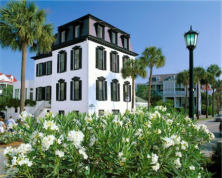 Early 19th century town house, Charleston, South Carolina, United States of America, North America Stock Photo - Rights-Managed, Code: 841-02923912