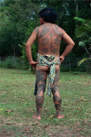 simsearch:841-02902571,k - Tattoo, now rare, Iban tribe, Brunei, Borneo, Southeast Asia, Asia Fotografie stock - Rights-Managed, Codice: 841-02923949