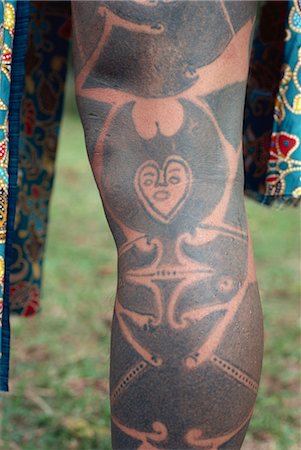 simsearch:841-02902571,k - Tattoo, now rare, Iban tribe, Brunei, Borneo, Southeast Asia, Asia Fotografie stock - Rights-Managed, Codice: 841-02923950