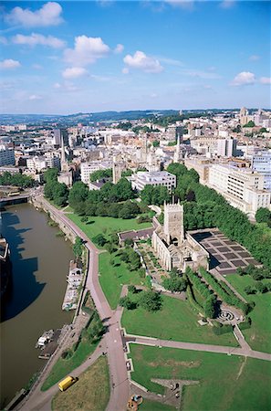 simsearch:841-02919119,k - View from Castle Green to the city centre, Bristol, England, United Kingdom, Europe Stock Photo - Rights-Managed, Code: 841-02944278