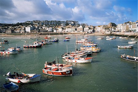 simsearch:841-05795862,k - St. Ives harbour, St. Ives, Cornwall, England, United Kingdom, Europe Foto de stock - Con derechos protegidos, Código: 841-02944271