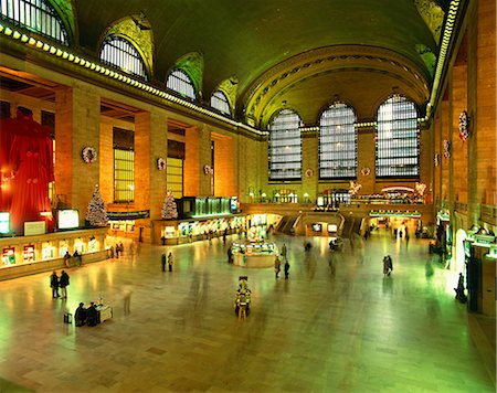 Interior of Grand Central Station in New York, United States of America, North America Stock Photo - Rights-Managed, Code: 841-02944357