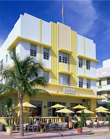 The Leslie Hotel, Ocean Drive, Art Deco District, Miami Beach, South Beach, Miami, Florida, United States of America, North America Foto de stock - Con derechos protegidos, Código: 841-02944406