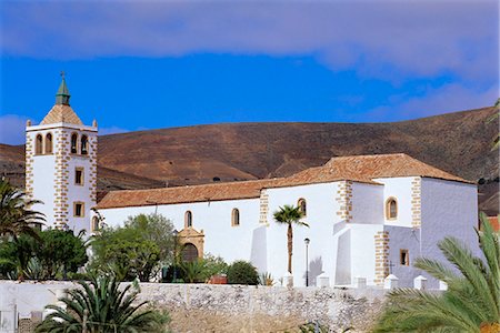 Monestery at Betancuria, Fuerteventura, Canary Islands, Spain Foto de stock - Con derechos protegidos, Código: 841-02944430