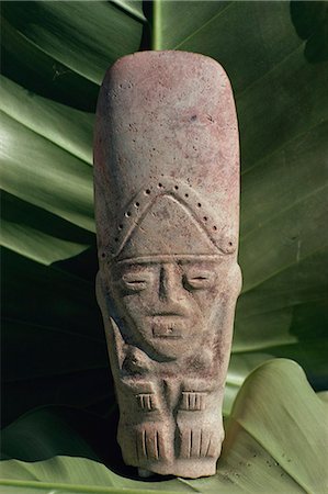 Pre-Columbian Indian artefact, from the Hodges Collection, Haiti, West Indies, Caribbean, Central America Stock Photo - Rights-Managed, Code: 841-02944517