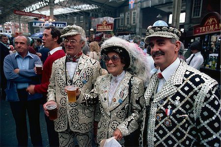 england costume - Pearly Kings and Queens, London, England, United Kingdom, Europe Stock Photo - Rights-Managed, Code: 841-02944534