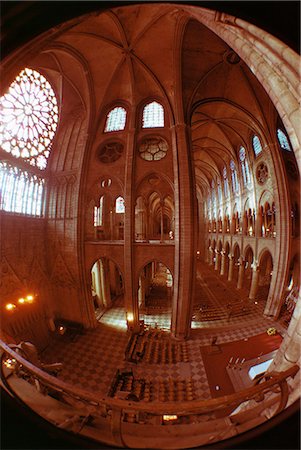 Interior, Notre Dame, Paris, France, Europe Stock Photo - Rights-Managed, Code: 841-02944569